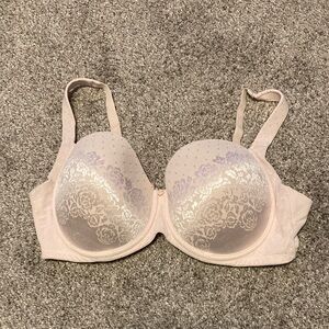 Soma stunning support full coverage Elegant Lace Underwire Bra - pink